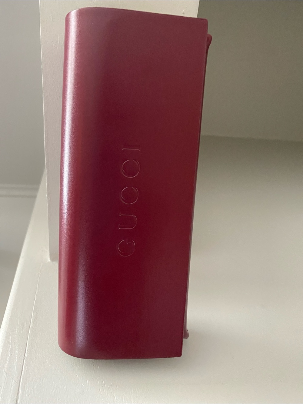 Gucci Velvet Glasses Case – Burgundy Red Replacement Sunglass Pouch - Picture 5 of 5